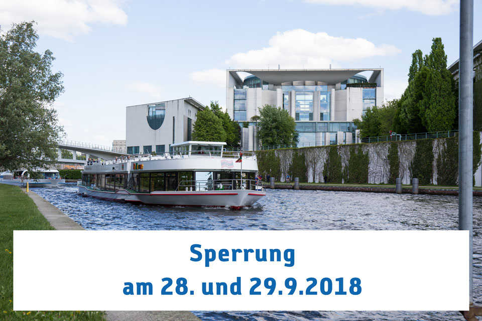 Sperrung der Spree