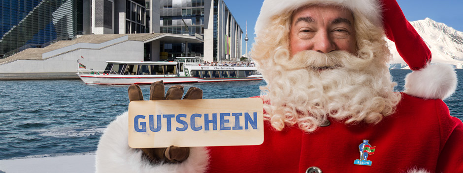 Weihnachtsgutschein für Spreetouren durch Berlin