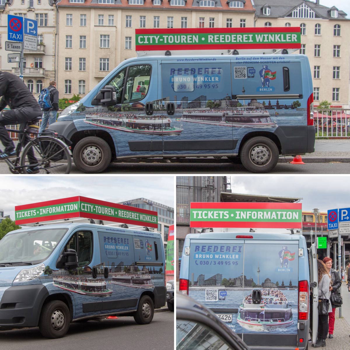 Kassenauto Friedrichstraße Berlin hat eine neue Beschriftung