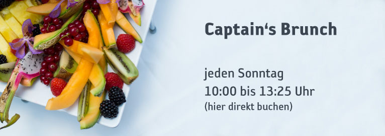 Berlin Captain‘s Brunch auf der Spree